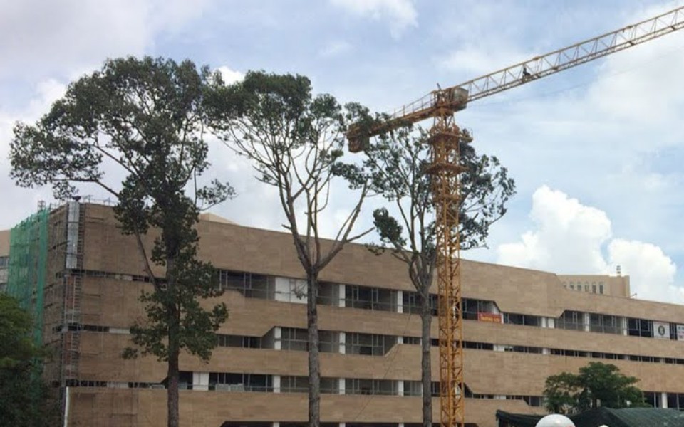 Công trình Bệnh viện 175, Đại Hoàng Phát giao gạch Taicera