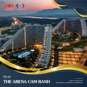 Công trình The Arena Cam Ranh, Khánh Hòa dùng gạch Taicera 600×1200, 600×600, 600×300