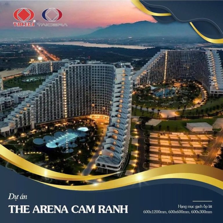 The Arena Cam Ranh dùng gạch Taicera