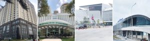 Công trình dùng gạch Taicera: Saigon Mia Center, Bệnh viện 175, AEON Mall Hà Đông, Sân bay Cát Bi