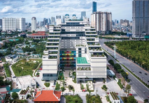 Gạch Taicera đã được dùng ở Bệnh viện Hồng Ngọc giai đoạn 2, Hà Nội