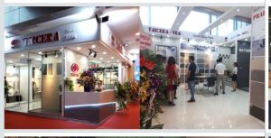 Gian trưng bày gạch Taicera