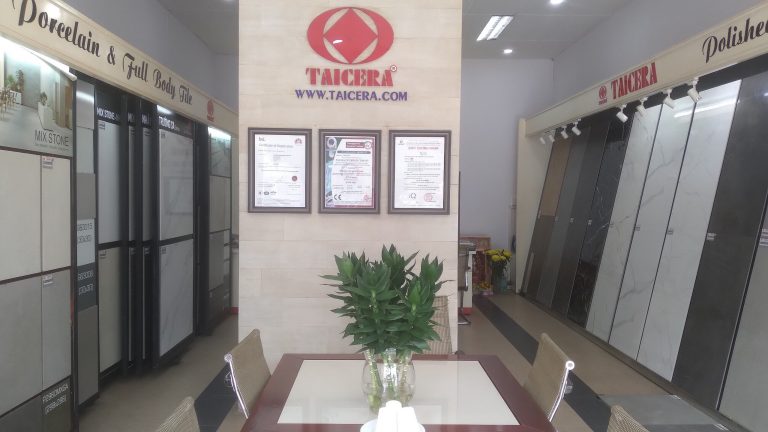 Khu trưng bày mẫu gạch Taicera